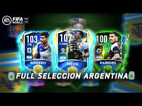 😯 ACTUALIZADA FULL ARGENTINA !!! MESSI 107 GRL !!! CARTAS ESPECIALES !!! || FIFA 21 MOBILE