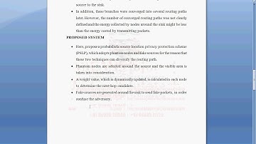 A Probabilistic Source Location Privacy Protection Scheme in Wireless Sensor Networks 2019-20