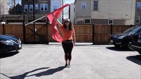 Push Pole Toss (Color Guard Fundamentals Teaching Tutorial Series)