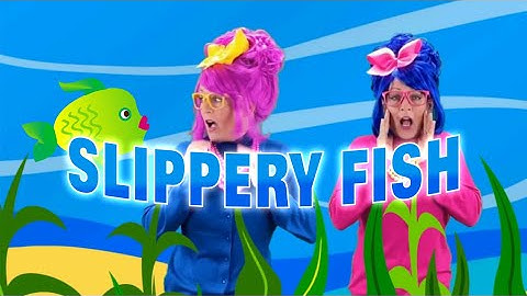 Thumbnail of Slippery Fish | Slippery Fish song with lyrics | slippery fish animation | Yaya and Nono Kids Songs