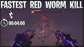 MW3 Zombies  EASY Red Worm Boss Guide! ( FASTEST KILL / WORLD RECORD )