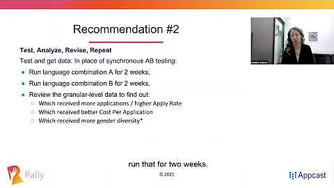 Removing Gender Bias in Job Ads - Pro Tip: Testing...