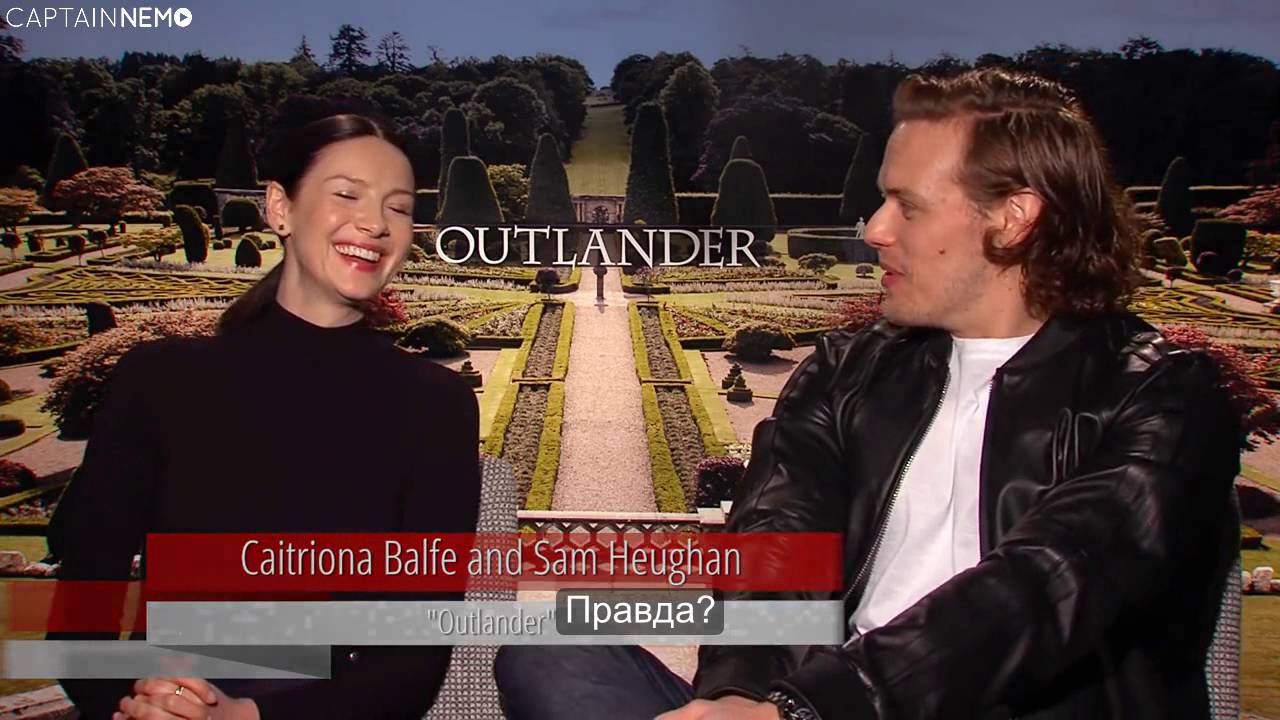 russian tortoise Outlander's Caitriona Balfe and Sam Heughan on Who Has Left Them Starstruck [RUS SUB]