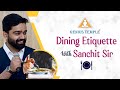 Dining etiquette workshop with sanchit sir at genius temple