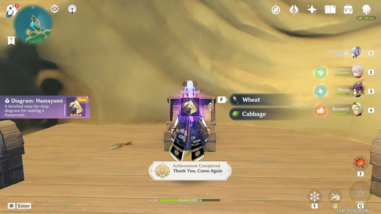 Finally got the new crafteable Hamayumi bow