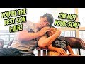 My Boyfriend Calls My Kid SON To See How He Reacts! cute reaction!