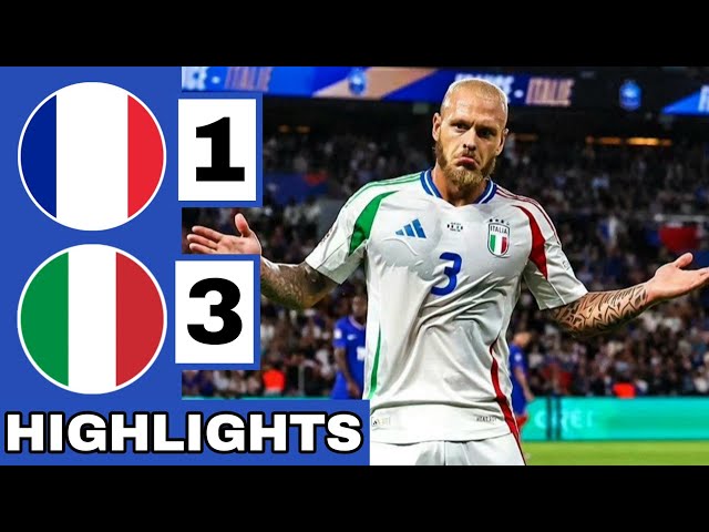 🔵France vs Italy (1-3) Extended HIGHLIGHTS | UEFA Nations League