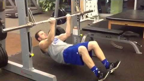 Smith Machine Inverted Row (underhand grip)