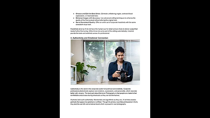 Difference Between AI Corporate Headshots & Professional Photography Services