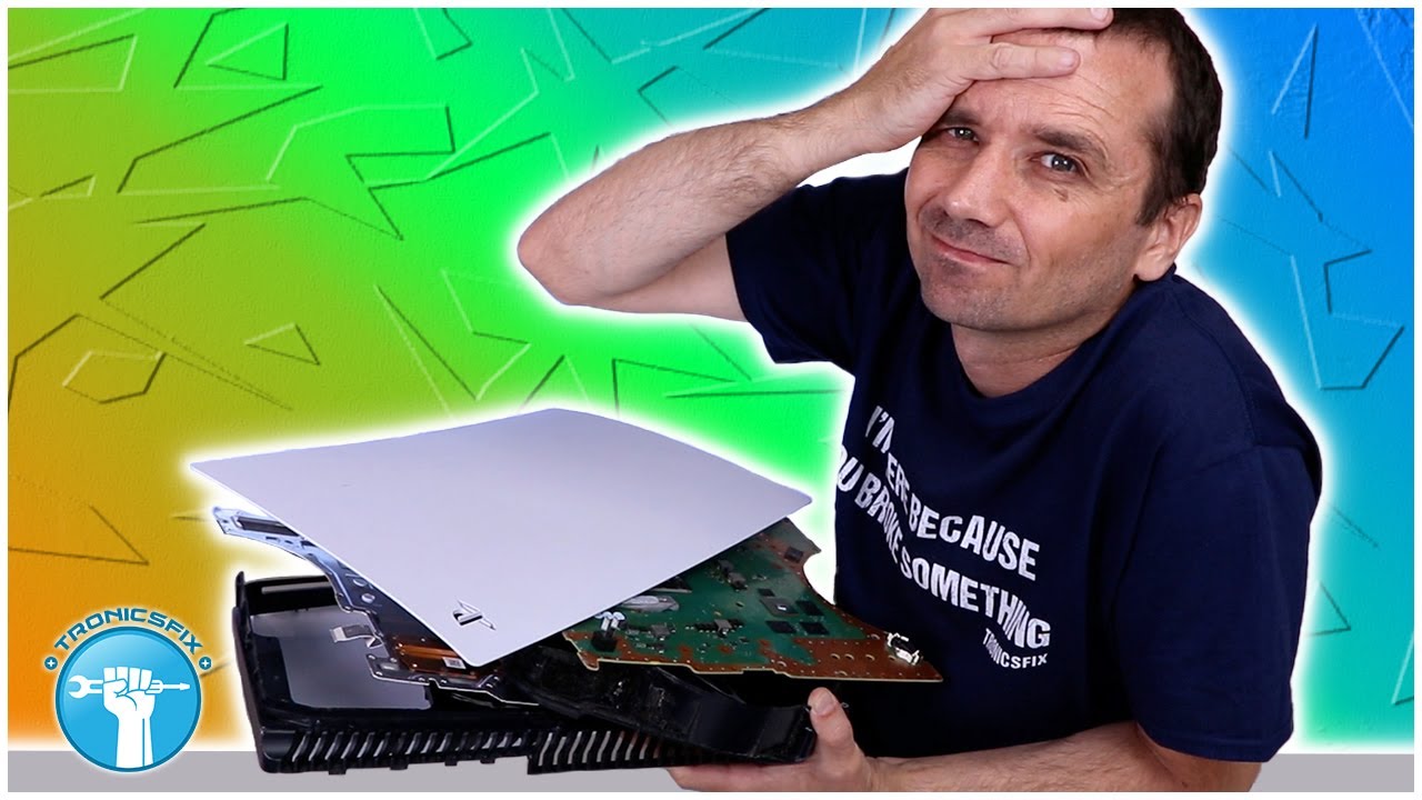 PS5本体が買えなかった人のプラハン I Bought a PS5 That Was RAN OVER!!! - Can I Fix It? - YouTube