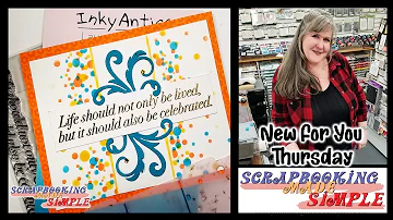 New 4 You Thursday featuring Inky Antics! Perfect Everyday Layering Stencils & New Parotitic For You