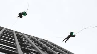 Victory Plaza Vertical Dancers