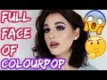 FULL FACE OF COLOURPOP FIRST IMPRESSIONS... OMG! | Jordan Byers new makeup grwm review