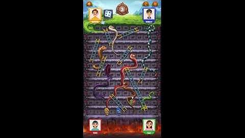 Snakes and Ladders - Multiplayer Gameplay