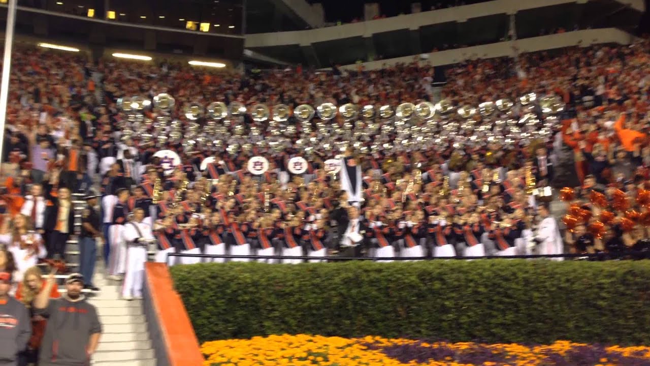 Auburn Band Plays War Eagle at Jordan-Hare Stadium Auburn Band Plays War Eagle at Jordan-Hare Stadium