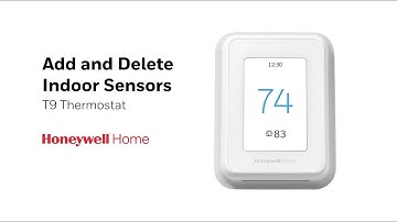 Add and Delete Indoor Sensors for a T9 Thermostat