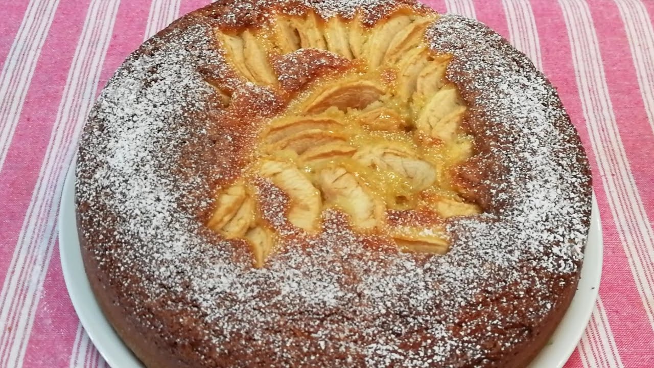 TORTA DI MELE E YOGURT SENZA BILANCIA "ricetta facile 7 vasetti e senza ...