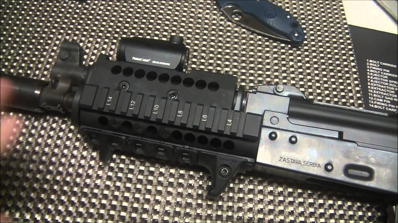 Midwest Industries Hand Guard for Yugo PAP M92 Pistol YouTube