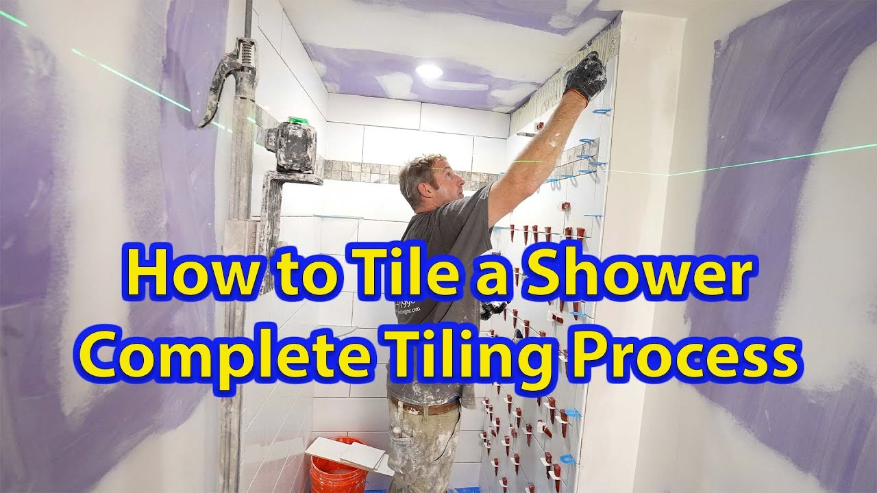 A Tile Setter's Methods | How to Tile a Shower | PLAN LEARN BUILD - YouTube