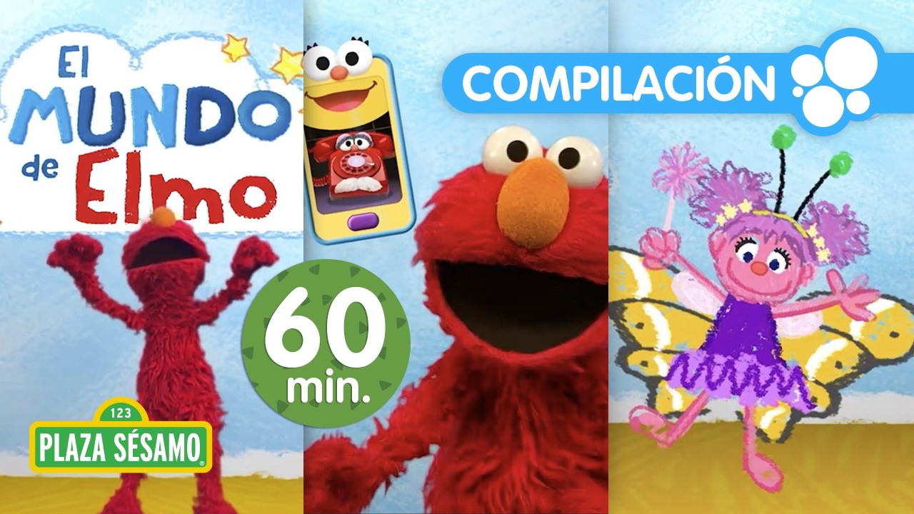 Plaza Sésamo: ¡Los mejores episodios del mundo de Elmo! | 1 Hora del mundo de Elmo
