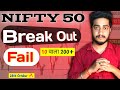 Nifty break out fail trade analysis || 10 वाला 200+ monthaly expiry 