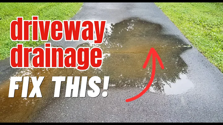 How to Drain Water on Driveway, Patio, Pool Deck, Parking Lot, Sidewalk, Tennis & Basketball Courts