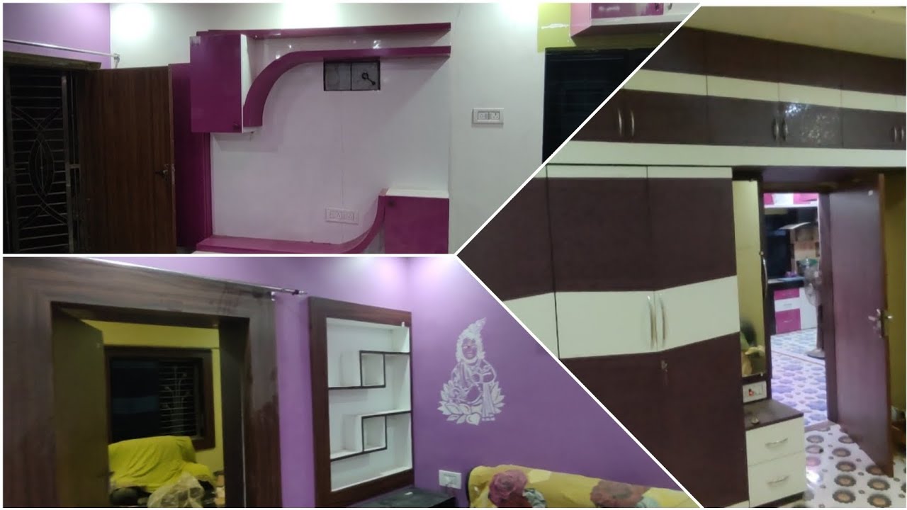 Modern| 2BHK Home 🏡 interior design 2023 @interiors.by.santosh - YouTube