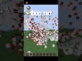 1000 TNT Explosion Test #shorts #minecraft