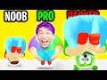 Can We Go NOOB vs PRO vs HACKER In FAT ROLLING APP!? (FUNNY APP GAME!)