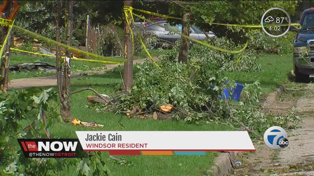 Clean-up effort underway after tornado touchdown in Windsor - YouTube