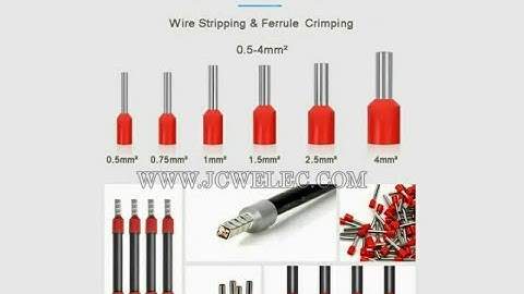 JCW-F1 FERRULE CRIMPER/Wire Strip Twist to Ferrule Crimp/Insualted Tube Terminal Crimping Machine
