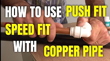 Can you fit speedfit to copper?