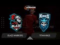 Winners goal pro cup blaze warriors  titan kings 220424 first group stage group b