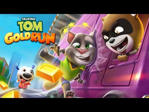 Talking Tom Gold Run Speed Run Android Gameplay Walk-through 