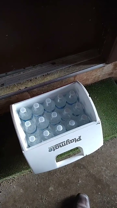 How Many Water Bottles Fit In A Playmate Cooler?#WaterBottles #Cooler #Igloo #Playmate