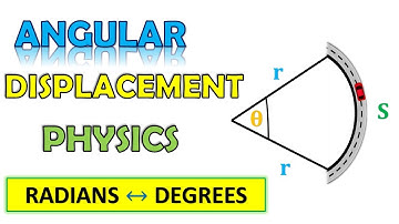Angular Displacement Class 11 Physics in Hindi | Define One Radian? |  Degree into Radian?