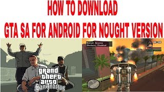 HOW TO DOWNLOAD GTA SANANDRES FOR NOUGHT VERSION WITH CLEO CHEAT MOD||By technical and gaming Kartik screenshot 2