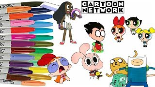 Cartoon Network Coloring Book Compilation Powerpuff Girls Steven Universe Teen Titans Go More