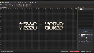 BX Font - FoldUP 10 - hidden message embroidery format