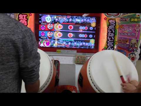 太鼓の達人(キミドリver)　ワールドイズマイン　ツイン全良　るいと×さとちよ