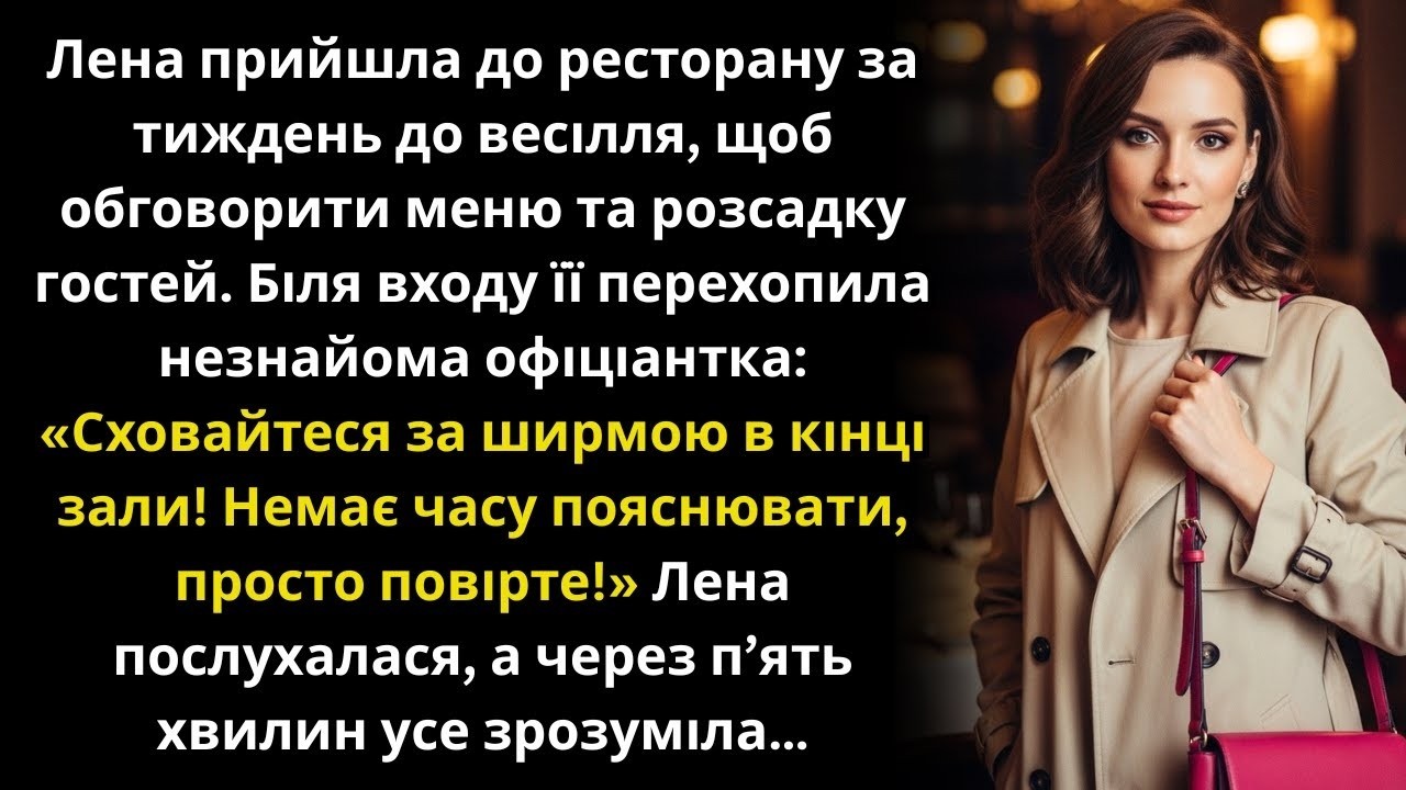 «Сховайтеся за ширмою, швидко!» — прошепотіла вона. Послухалась. За п’ять хвилин усе зрозуміла...