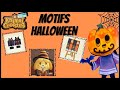 Motif Halloween Animal Crossing New Horizon