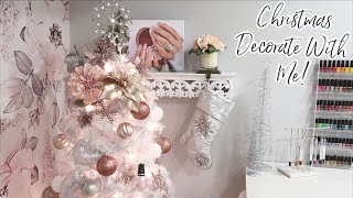 Decorating the Nail Studio for Christmas! | Decorate With Me | Vlogmas Day 2