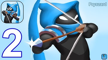 Land Invader - Gameplay Walkthrough Part 2 Stickman Archer Army Commander Base Defense (Android)