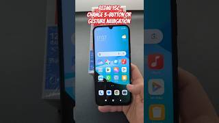 REDMI 15C Change 3-Button or Gesture Navigation