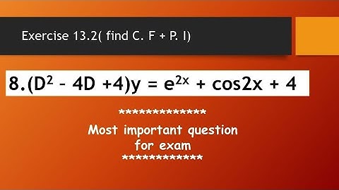 Bs Grewal Exercise 13.2 solution of question 8 explained.