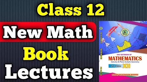 Class 12 New mathematics book lectures | intermediate New math book lectures | math book lectures
