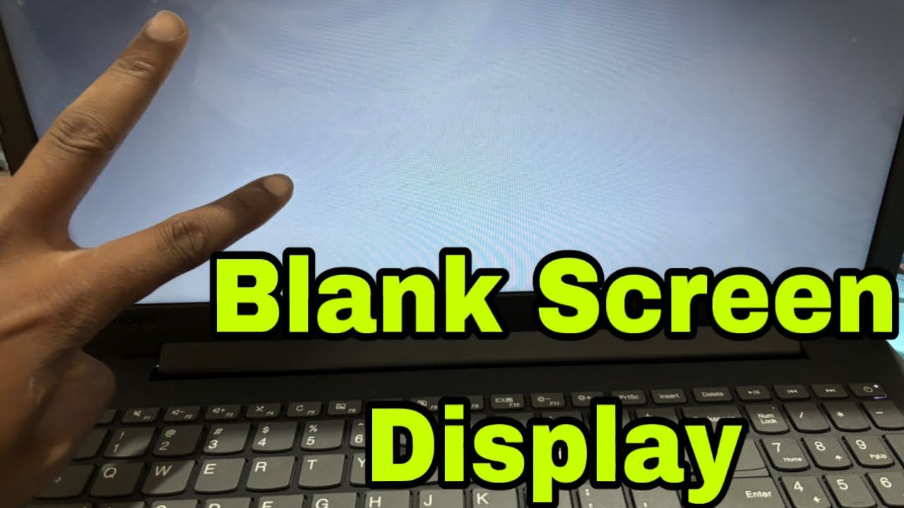 All Laptop Screen Display Black/ Blank No Data Showing Power Light ...
