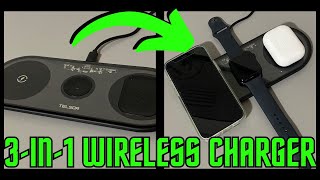 Review of TELSOR 3-in-1 Wireless Charger Station - The Perfect Solution for Your Multiple Devices