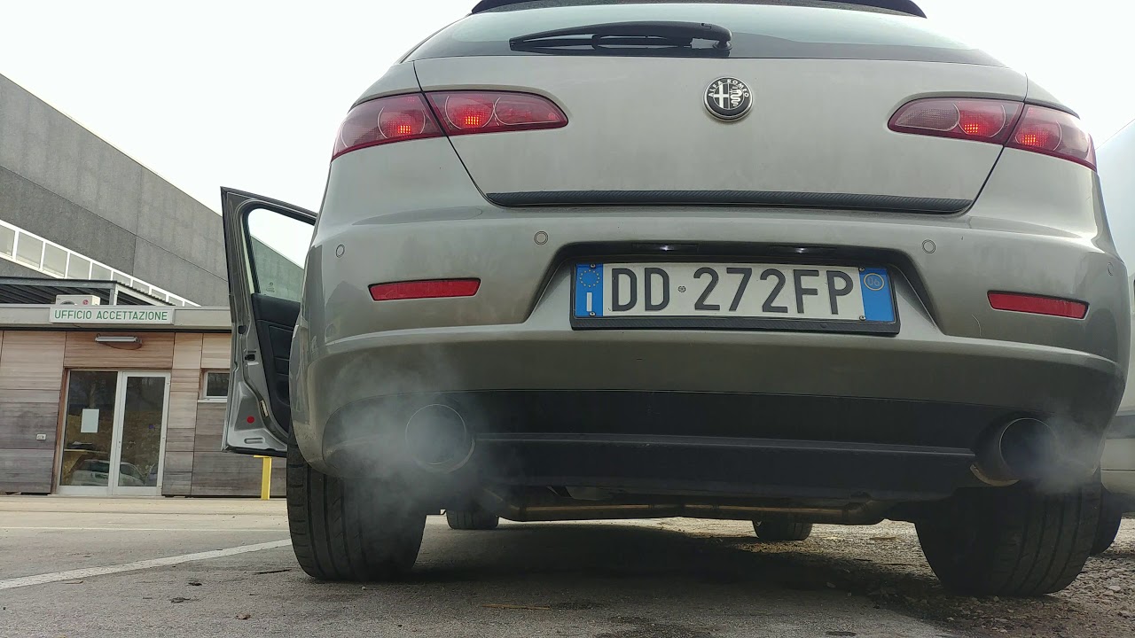 doppio scarico alfa 159 2 0 jtdm